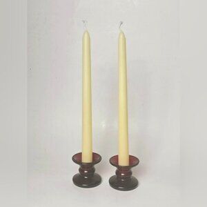 Partylite Ruby Red Candlestick Holders